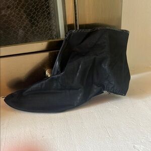 Vintage 1950s Black Women's Shoe Covers Made in Japan